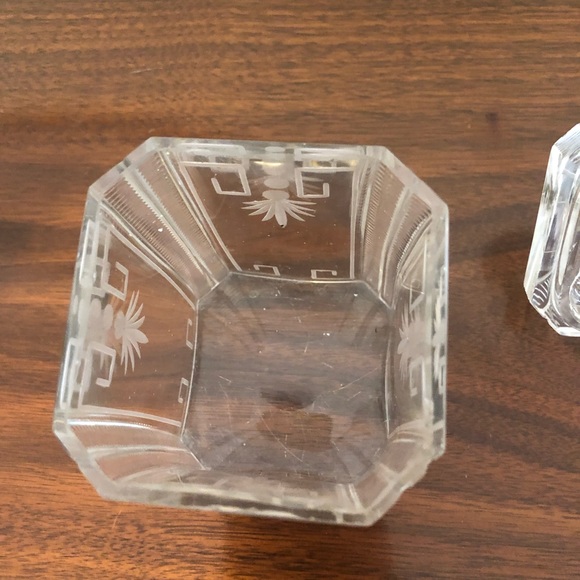 Antique Glass Condiment Jar - Picture 9 of 11